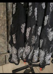Elegant Black Embroidered Kurta