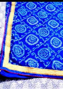 Elegant Bandhani saree blouse