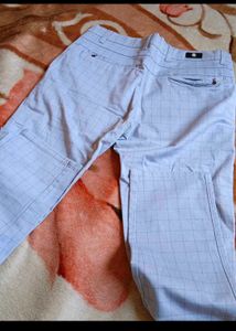 Mens Check Formal Trouser