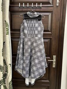 Plaid Fit & Flare Dress