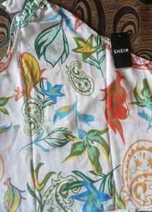Floral Print Ethnic Skirt