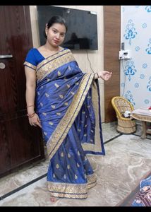 Saree With Stich Blouse