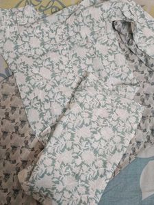 Floral Print Kurta