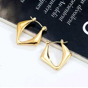 Anti Tarnish Gold Geometric Earrings