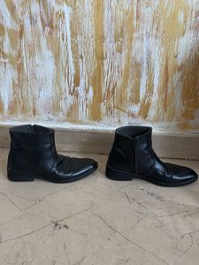 Black Leather Boots