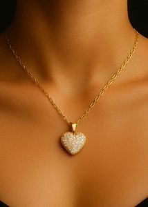 18k Gold Plated Heart Locket Necklace