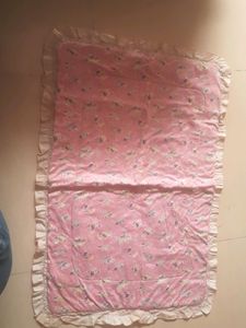 Girl Baby Matress And Bedsheet