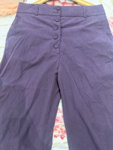 Purple Wide Leg Pants