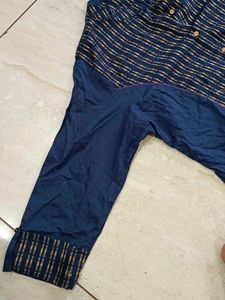 Stylish Blue Printed Kurta (XxL)