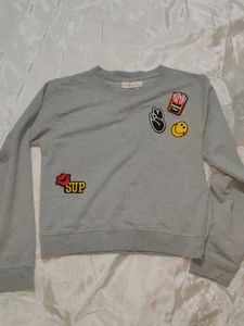 Cute Patch Sweatshirt