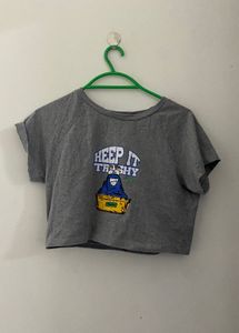 Cookie Monster Bonkers Corner Crop Top