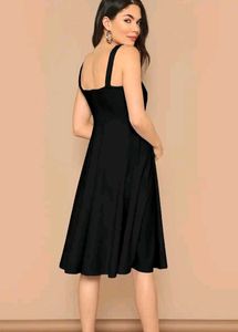 Chic Black Midi Dress