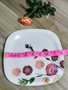 Floral Print Melamine Plate💗