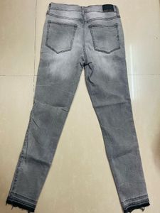 Aeropostale Grey Slim Fit Denim Jeans