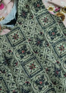 Patterned Mini Dress