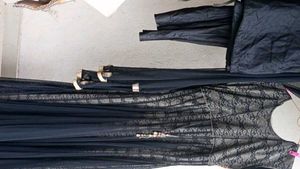 Elegant Black Anarkali dress