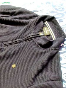 Navy Blue Half Zip Sweater