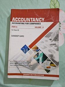ACCOUNTING FOR COMPANIES CLASS 12
