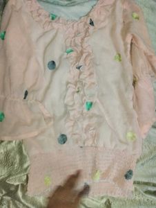 Cute Polka Dot Blouse