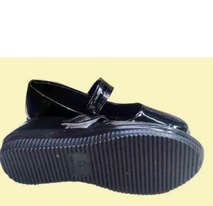 Shiny Black Mary Janes