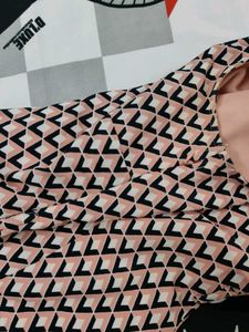Pink Patterned Dress