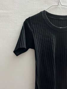 Basic Black Ribbed Top