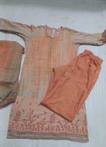 Peach 3 Pc. Suit