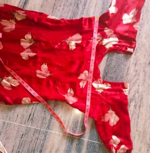 Beautiful Satan Silk Suit For Women  Full Patiyala Salwar(   With  Net  Dupatta  )Nice Muri  Colour  Maroon  ---1-2-time.use   (Marjan Given)