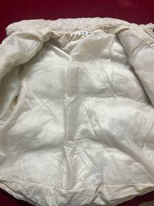 White Color Woolen Jacket