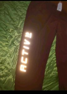 Active Brown Track Pants new  tags  thick fabr