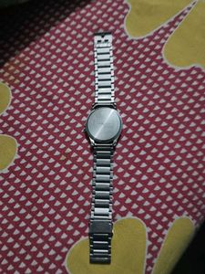 Sonata Silver Watch