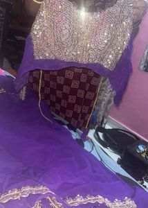 Elegant Purple Saree