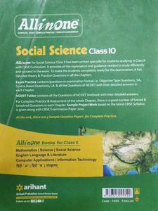 Arihant,All In One Refrence-Class 10Social Science
