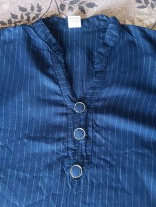 Striped Blue kurta