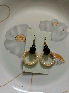 🆕 Pearl Hoop Earrings