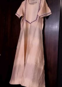 Embroidered Kurta In Silk