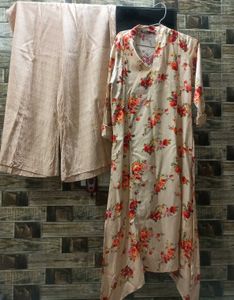 Vishudh Brand (M) Kurta Plazo Set ( Not Used)