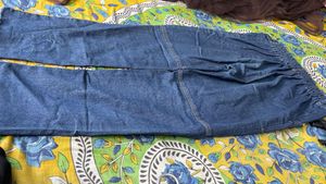 Stylish Blue Denim Joggers