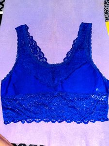 Royal Blue Lace Bralette