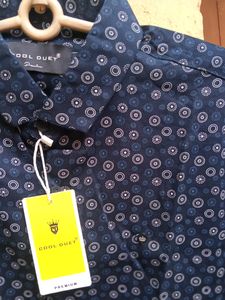 Cool Duet Printed Navy Blue Shirt For Boys, Men