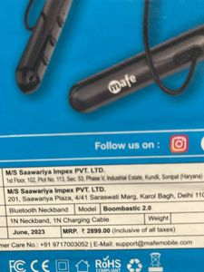 Mafe Wireless Neck Band Bluetooth