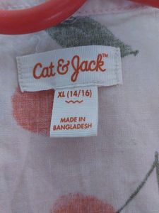 New T-shirt With Treading Cherry Print