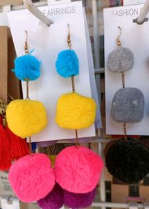 Circular Drop Earrings Combo Of 5 Piece