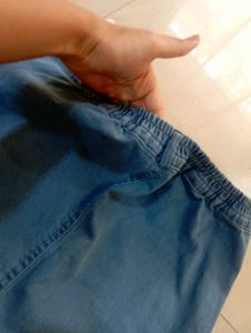 Denim Pencil Skirt - New with Tags
