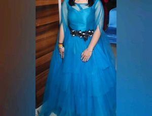 Cinderella Gown Blue Colour