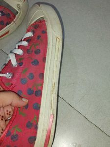 Sparx Cherry Print Sneakers