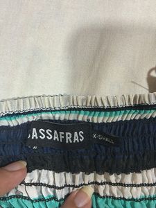 Striped Tie-Waist Tank Top