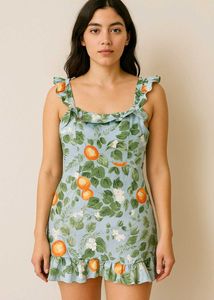Urbanic Orange Mini Dress | 34 To 36