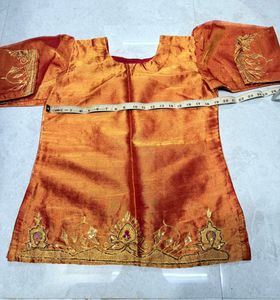 Gold Elegant Embellished Lehenga Set