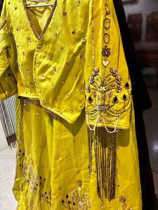 Papa Don’t  peach inspired fancy Lehenga